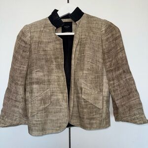 Women's SMYTHE LINEN Tan Jacket